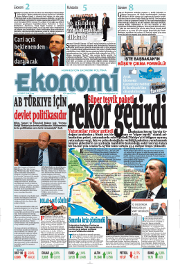 14 şubat 2014 - Ekonomi Gazetesi