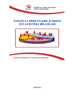 Ekim 2014 - Engelli ve Yaşlı Hizmetleri Genel Müdürlüğü