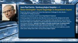 Jean-Paul Sartre, Varoluşçuluğun Vargıları — I Özsüz Görüngüler
