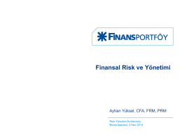 Finansal Risk ve Yönetimi