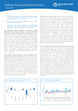 Türkiye Ekonomi Notu (Aralik 2014, PDF)