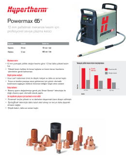 Powermax 65A - ŞahinCNC - CNC Plazma Kesim Makinaları