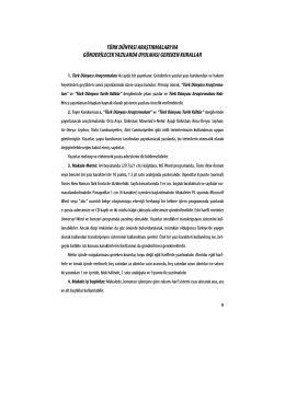 Sayfa 5 ve 6 - Türk Dünyası Araştırmaları Vakfı