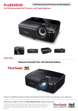 Full HD Networkable DLP Projector with High