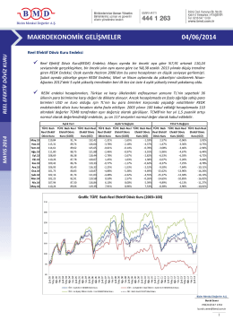 2011 ıv. çeyrek strateji raporu makroekonomik gelişmeler 04/06/2014