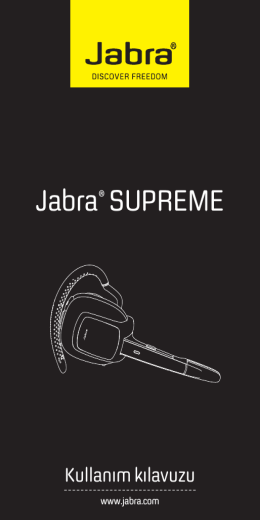 Jabra® SUPREME - Jabra.com.tr