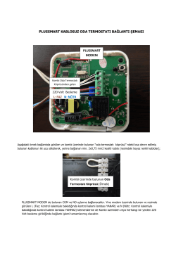 PLUSSMART KABLOSUZ ODA TERMOSTATI