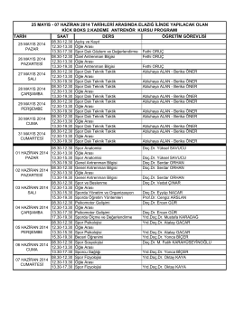 Ders Programını Görmek İçin Tıklayınız.