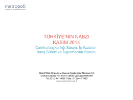 türkiye siyasal durum araştırması