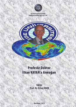 Öğrenci Gözüyle, Hocam Prof. Dr. İlhan Kayan