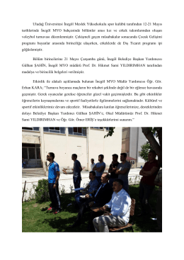 Uludağ Üniversitesi İnegöl Meslek Yüksekokulu spor kulübü