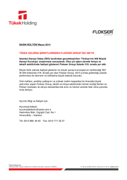 Mayıs 2014 - Flokser ISO 500