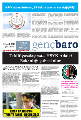 Genç Baro gazetesi 22.01.2014 pdf