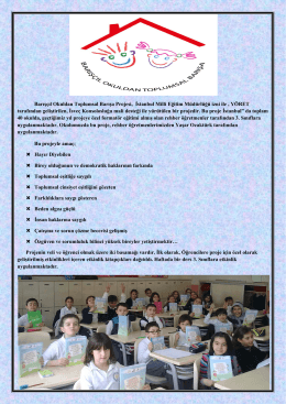 Barışçıl Okuldan Toplumsal Barışa Projesi, İstanbul Milli Eğitim
