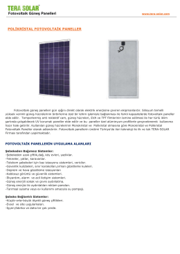 modüller kataloğu - SANEL Solar Allianz