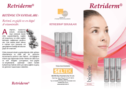 Retriderm Broşürü - Sel-Tek