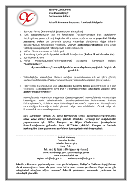 Askerlik erteleme - gerekli belgeler - Turkish Embassy