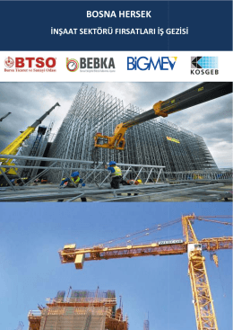 Ek:BTSO - Bosna Hersek Inşaat Sektörü İş Gezisi Programı