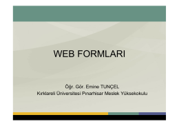 04_Web Formları - Kırklareli Üniversitesi Personel Web Sistemi