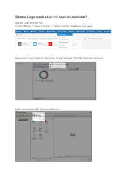 Siteme Logo nasıl eklerim/ nasıl düzenlerim?