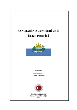 San Marino - economy.gov.tr