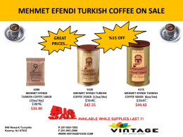mehmet efendı turkısh coffee on sale