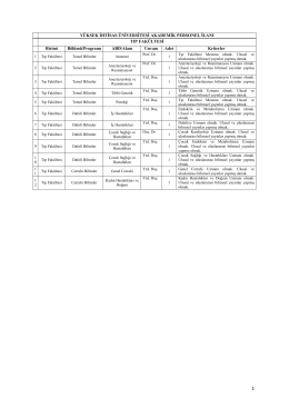 yüksek ihtisas üniversitesi akademik personel ilanı kriterleri için