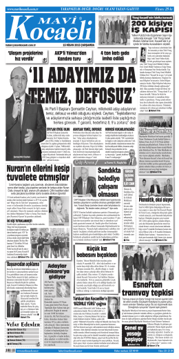 E-Gazete - Mavi Kocaeli Gazetesi