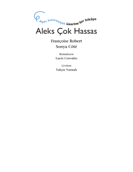 Aleks Çok Hassas - Yapı Kredi Kültür Sanat Yayıncılık