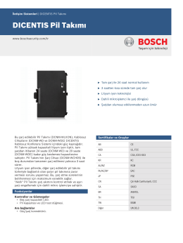 DICENTIS Pil Takımı - Bosch Security Systems