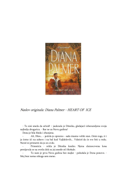 Naslov originala: Diana Palmer - HEART OF ICE