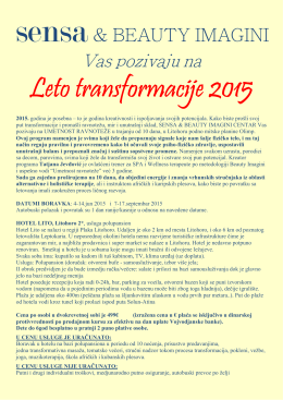 Leto transformacije 2015
