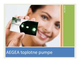 AEGEA toplotne pumpe