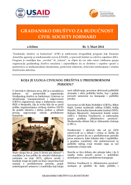 ISC Serbia Newsletter No.3 - ISC-a