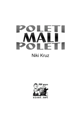POLETI MALI POLETI / Niki Kruz