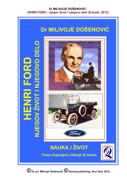HENRI FORD - Domla-Publishing Novi Sad
