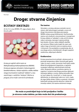 Droge: stvarne činjenice - National Drugs Campaign