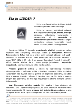 Lidder info booklet