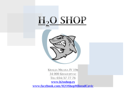 H2O Shop Catalog ( PDF )