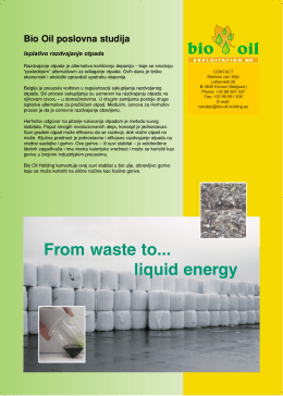From waste to... liquid energy