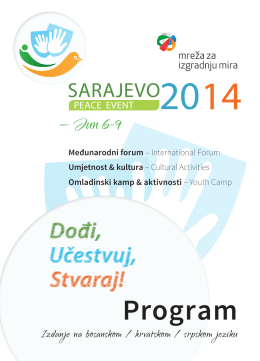 Program - Peace Event 2014