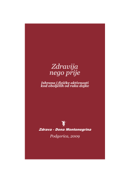 Brošura - NVO Zdrava – Dona Montenegrina
