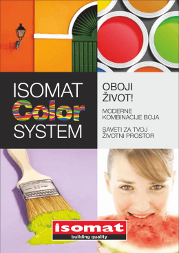 OVDE - isomat color system