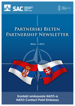 Partnerski Bilten Partnership Newsletter Kontakt ambasada NATO