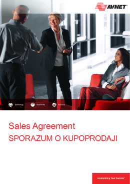 Sales Agreement - English-Serbia