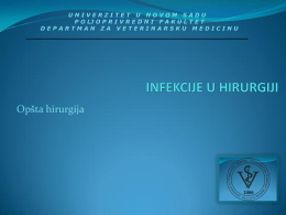 5. Infekcije u hirurgiji
