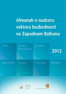 Almanah o nadzoru sektora bezbednosti 2012 na