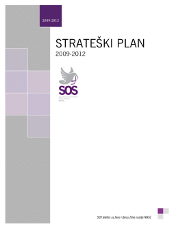 strateški plan 2009-2012