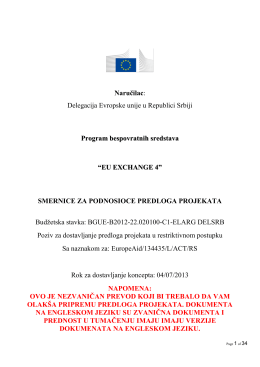 Smernice EU Exchange 4 GS NEZVANIČAN PREVOD621Kb (PDF)