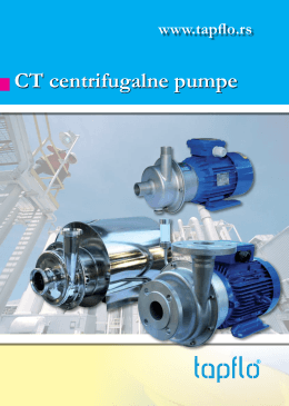 CT centrifugalne pumpe